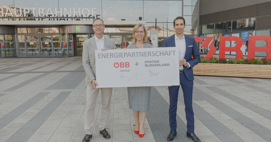 ÖBB und Energie Burgenland produzieren grünen Bahnstrom!