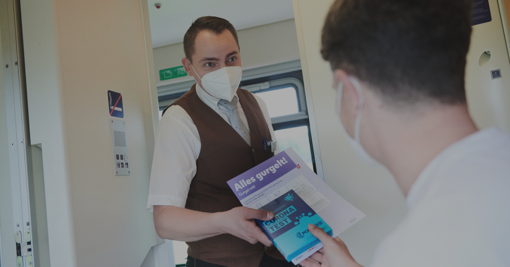 „Alles gurgelt!“ PCR-Tests in den ÖBB Nightjets nach Wien