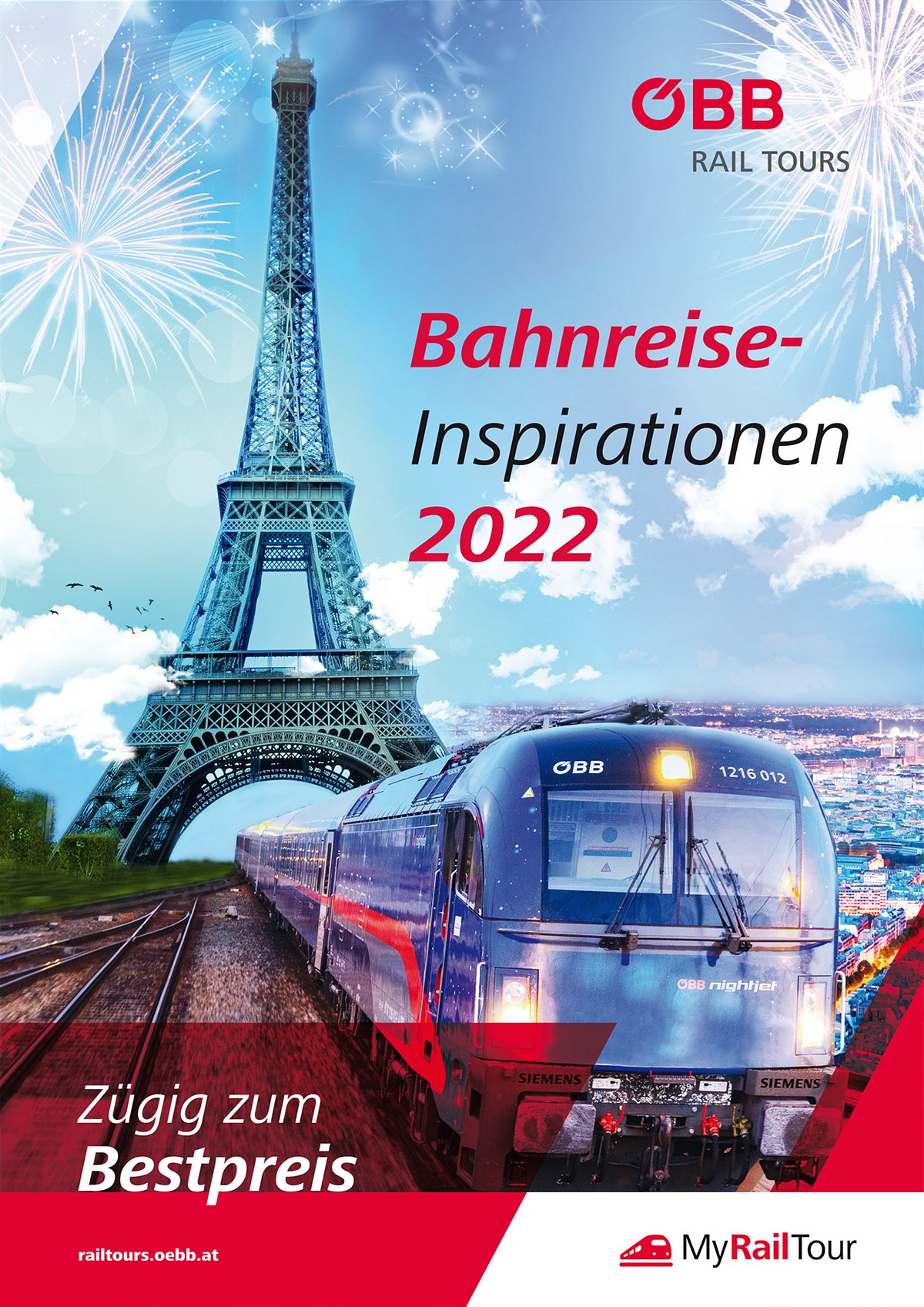 ÖBB Rail Tours präsentiert den neuen GanzjahresKatalog „Bahnreise