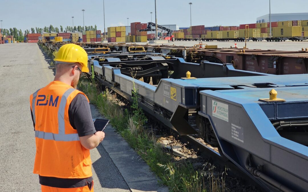 PJM und Mercitalia Intermodal: Partnerschaft für effizienten und sicheren Schienenverkehr mit Smart Train-Güterwagen