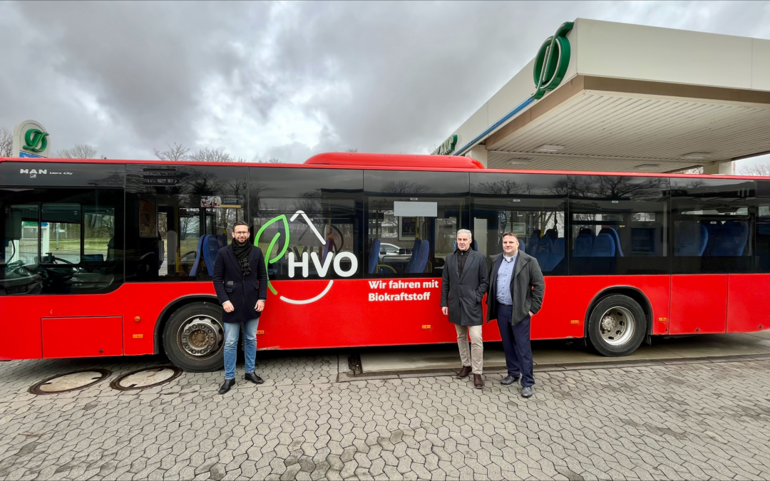 Deutsche Bahn setzt auf klimafreundlichen Biokraftstoff für Regionalbusse in Niedersachsen