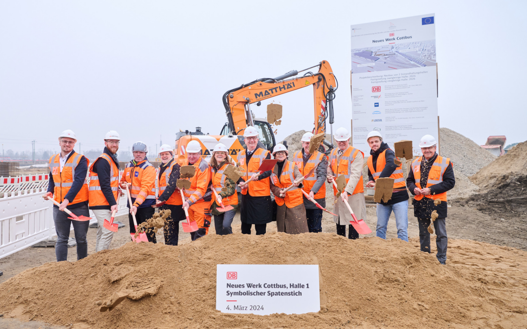 Neues ICE-Werk Cottbus: Rhomberg Sersa Rail Group weiter als Ausführungspartner mit an Bord