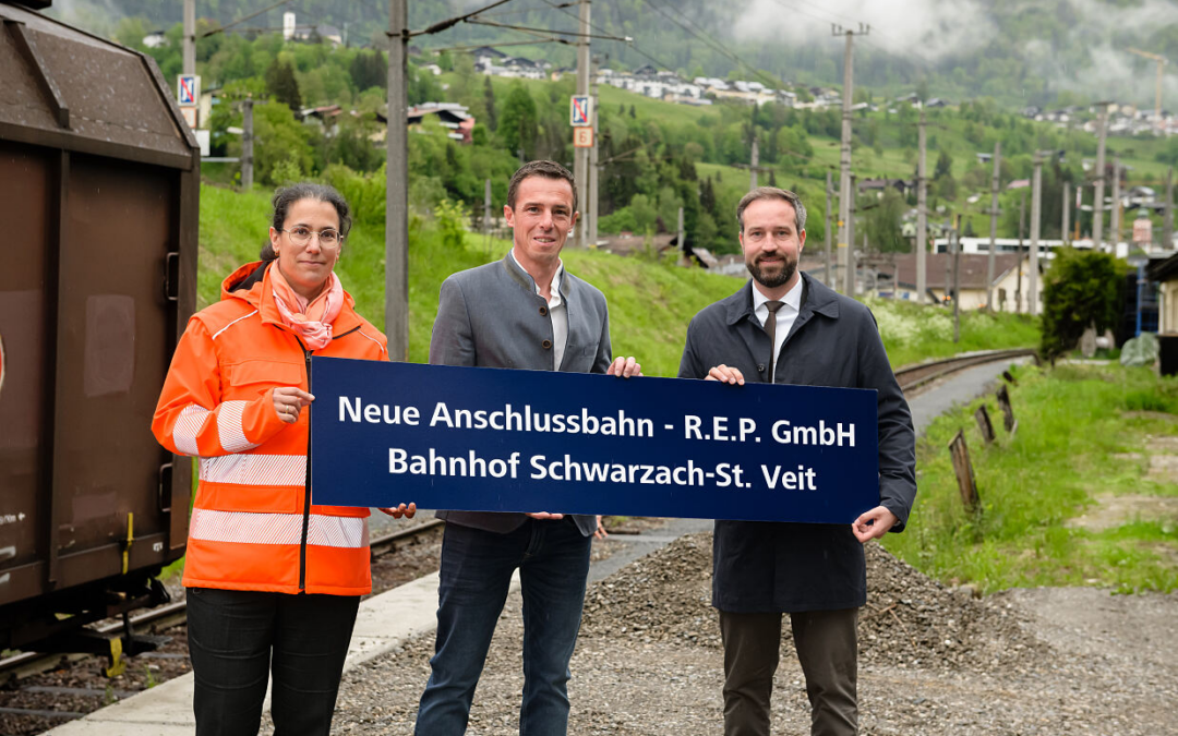 Pongauer Recycling-Betrieb eröffnet neue Anschlussbahn