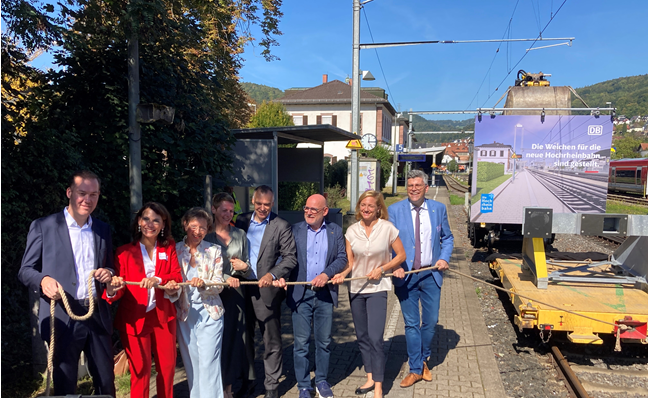 Ausbau und Elektrifizierung der Hochrheinbahn gestartet