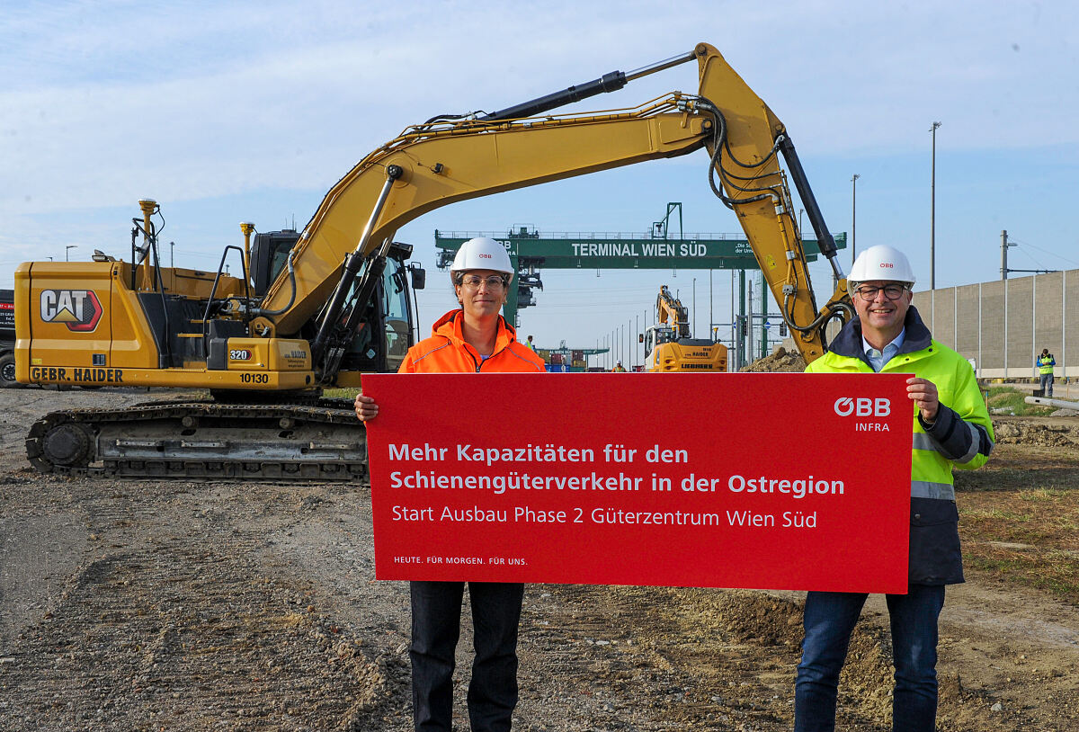 Ausbau des Güterzentrums Wien Süd gestartet