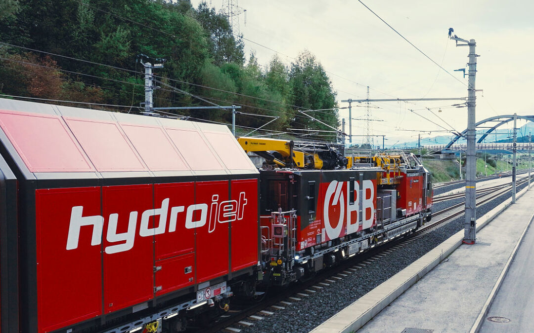 HydroJet: ÖBB präsentieren neues Reinigungssystem für Eisenbahntunnel