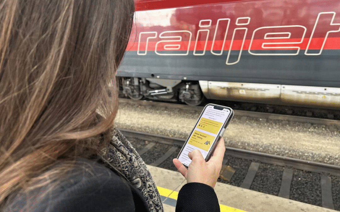 ÖBB erweitern digitale Fahrgastinformation