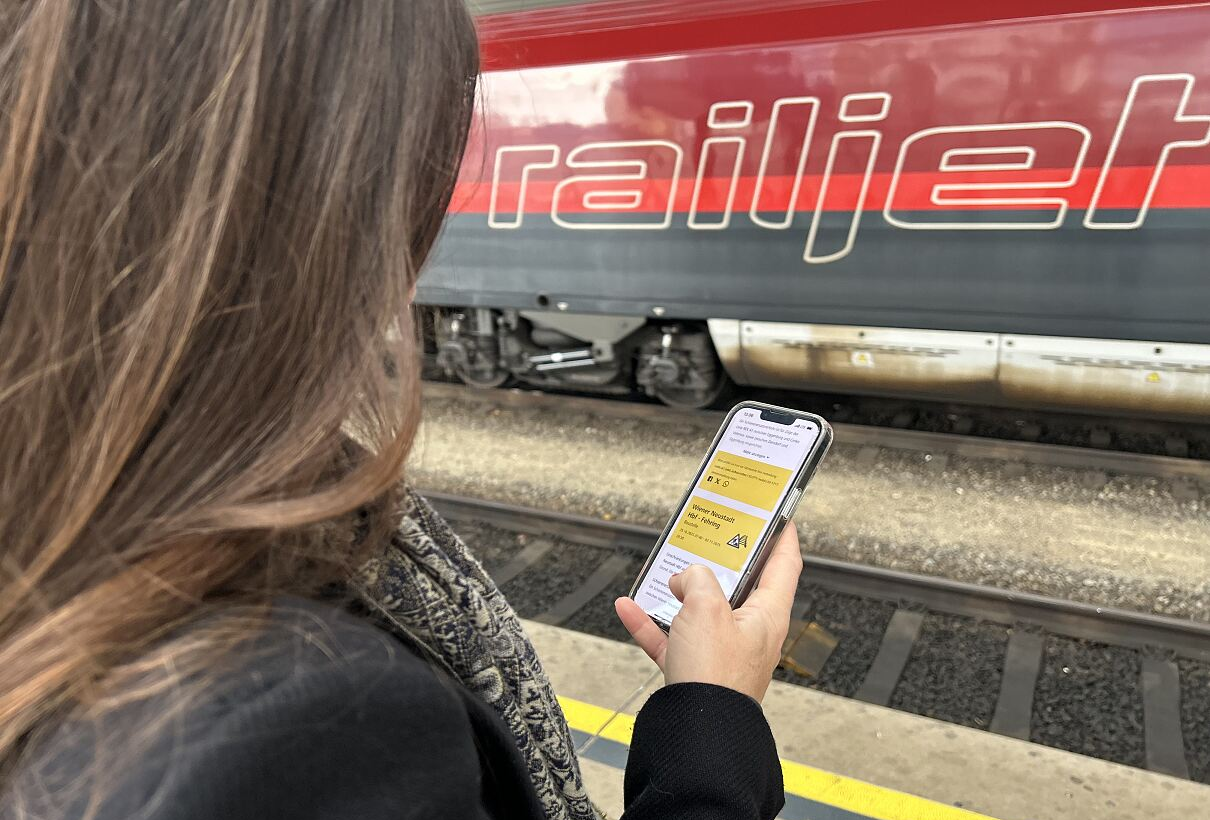 ÖBB erweitern digitale Fahrgastinformation