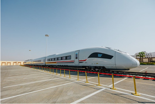 Siemens präsentiert Velaro-Hochgeschwindigkeitszug in Kairo