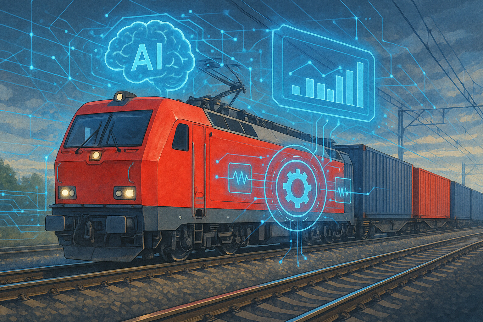 Anwendungsmöglichkeiten von KI in der Bahnlogistik